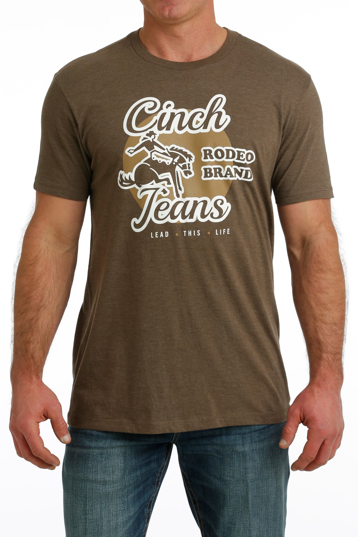 Brown 'Rodeo Brand' Men's T-Shirt by Cinch®