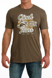 Brown 'Rodeo Brand' Men's T-Shirt by Cinch®