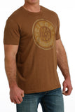 Copper Brown 'All American' Men's T-Shirt by Cinch®