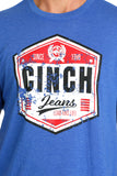 Red Worn Logo Men's T-Shirt by Cinch®