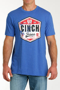 Red Worn Logo Men's T-Shirt by Cinch®