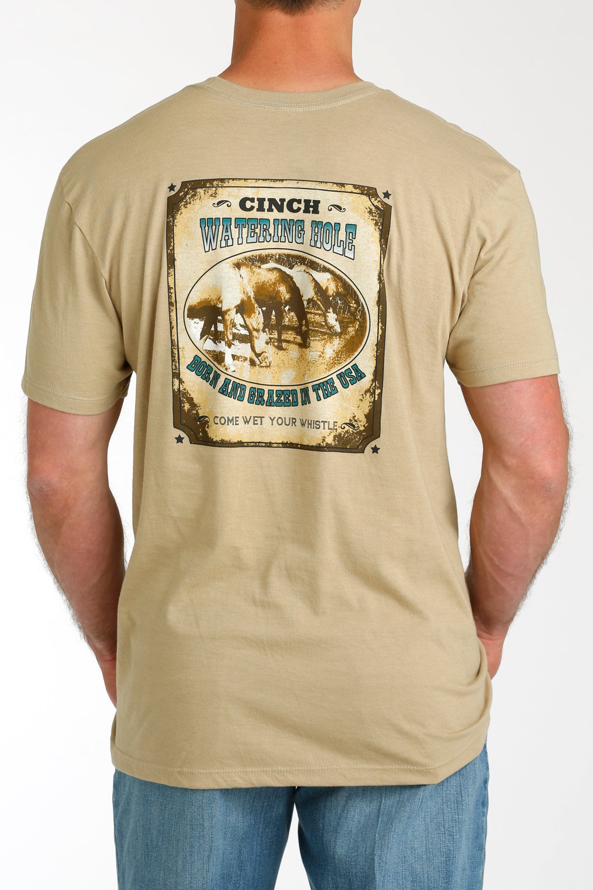 'Watering Hole' Men's T-Shirt by Cinch®