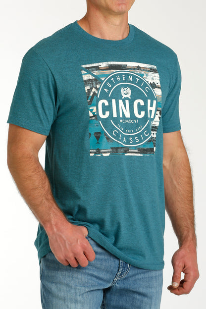 Teal 'Authentic' Men's T-Shirt by Cinch®