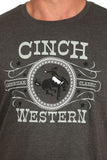 Charcoal 'Bronc Rider' Men's T-Shirt by Cinch®