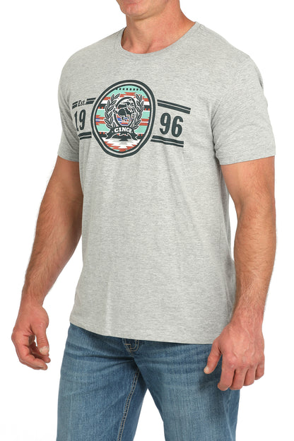 Grey '1996' Men's T-Shirt by Cinch®