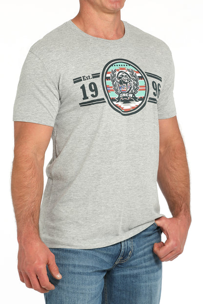 Grey '1996' Men's T-Shirt by Cinch®