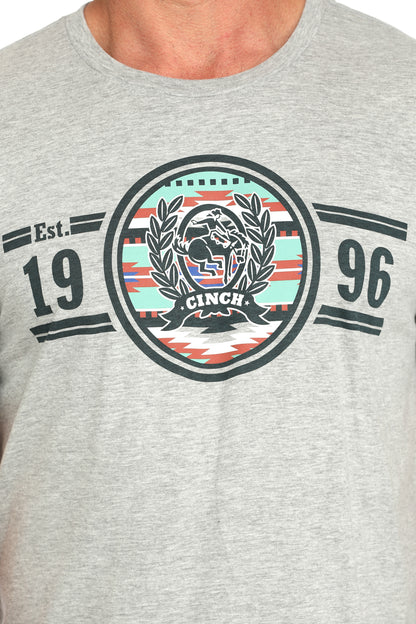 Grey '1996' Men's T-Shirt by Cinch®
