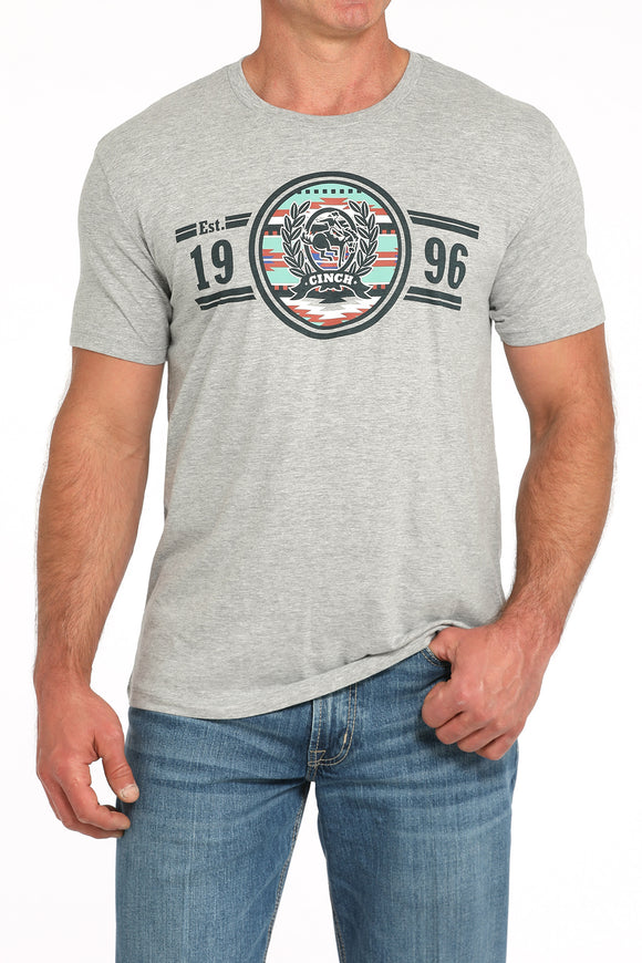 Grey '1996' Men's T-Shirt by Cinch®