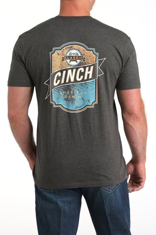 Charcoal 'Classic' Men's T-Shirt by Cinch®