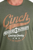 Olive 'Cowboy Country' Men's T-Shirt by Cinch®