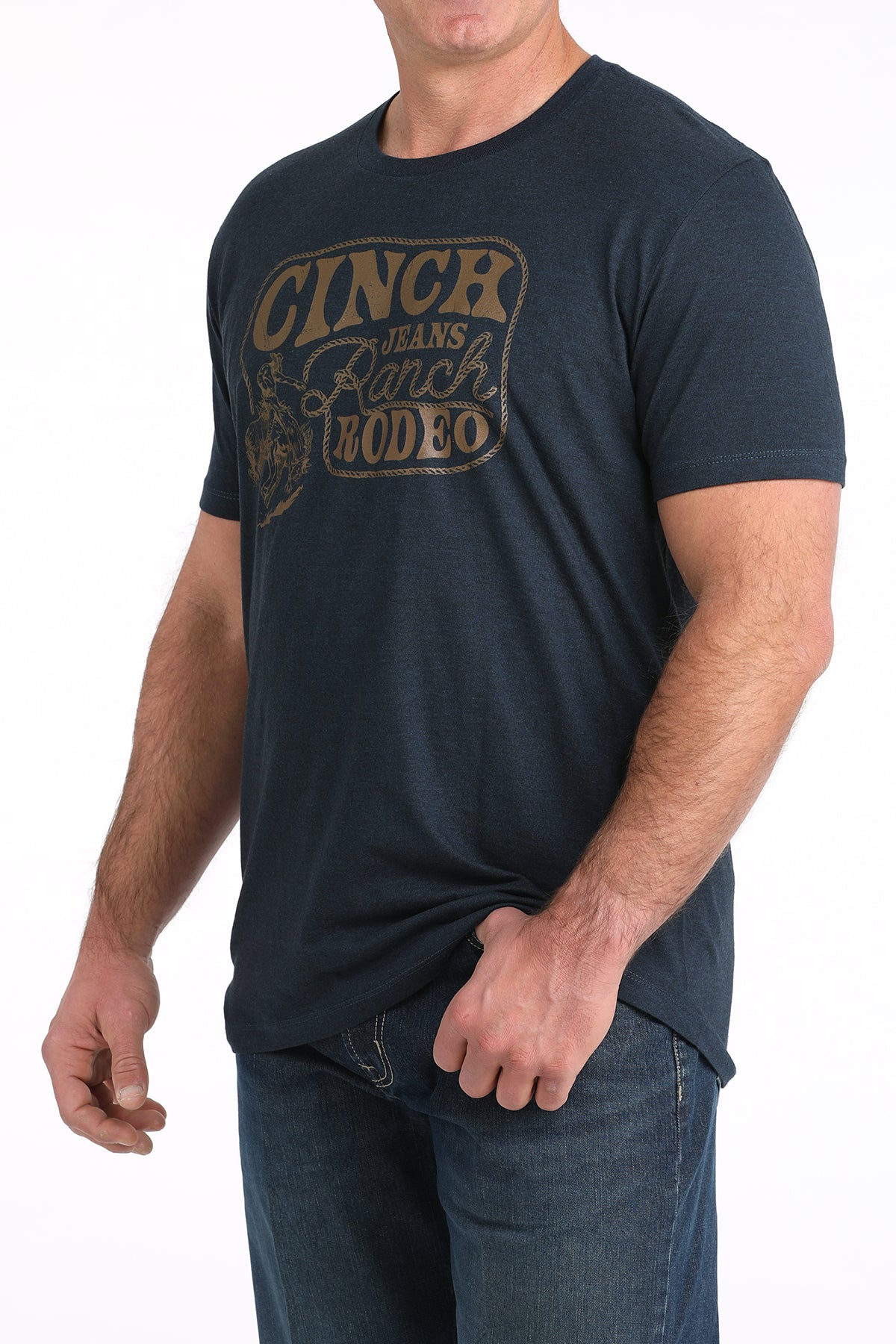 Navy 'Ranch Rodeo' Men's T-Shirt by Cinch®