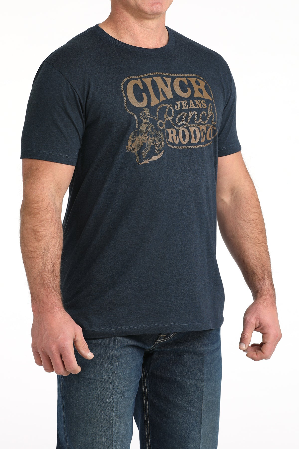 Navy 'Ranch Rodeo' Men's T-Shirt by Cinch®