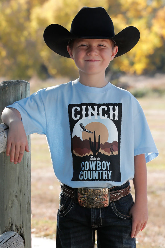 This Is Cowboy Country' Boy's T-Shirt by Cinch® – Stone Creek