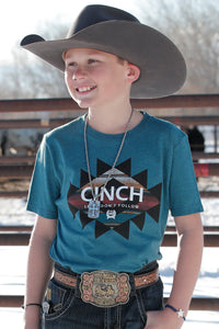 Southwest Teal Boy's T-Shirt by Cinch®