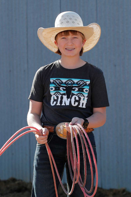 Southwest Steer Head Boy's T-Shirt by Cinch®