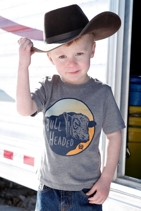 'Bull Headed' Toddler Boy's T-Shirt by Cinch®