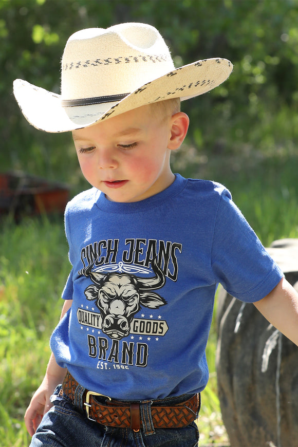 Royal Blue 'Bull' Toddler Boy's T-Shirt by Cinch®