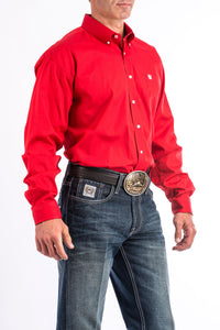 Solid Red Classic Fit Men's Shirt by Cinch®