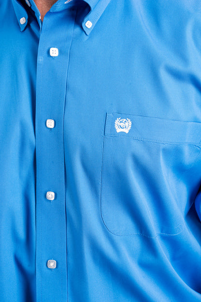 Solid Blue Classic Fit Men's Shirt by Cinch®