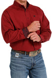 Red Wine Classic Fit Men's Shirt by Cinch®