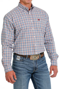 Blue & Red Perfect Plaid Men's Shirt by Cinch®