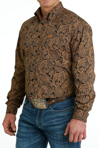 MATCH BOY'S & TODDLER - Golden Paisley Classic Fit Men's Shirt by Cinch®