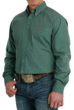 Green Geo print Classic Fit Men's Shirt by Cinch®