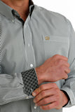 Charcoal Pin Stripe Tencel™ Classic Fit Men's Shirt by Cinch®