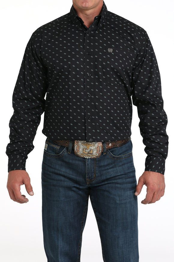 Elk Print Classic Fit Men's Shirt by Cinch®