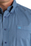 Royal Geo Print Stretch Classic Fit Men's Shirt by Cinch®