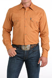 Copper Tonal Stripe Modern Fit Men's Shirt by Cinch®