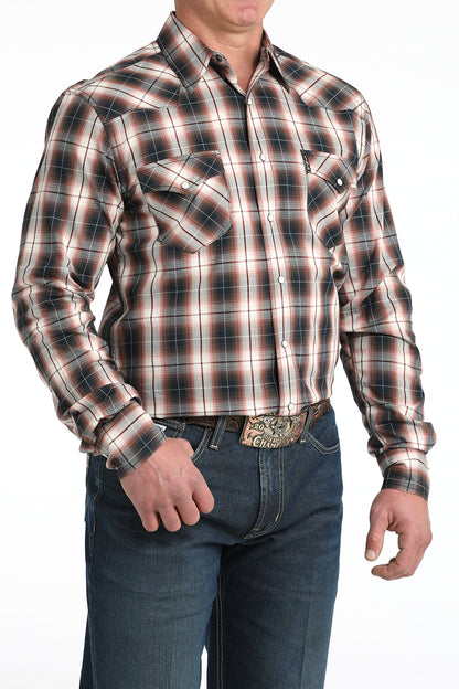 Winter Plaid Modern Fit Men's Shirt by Cinch®