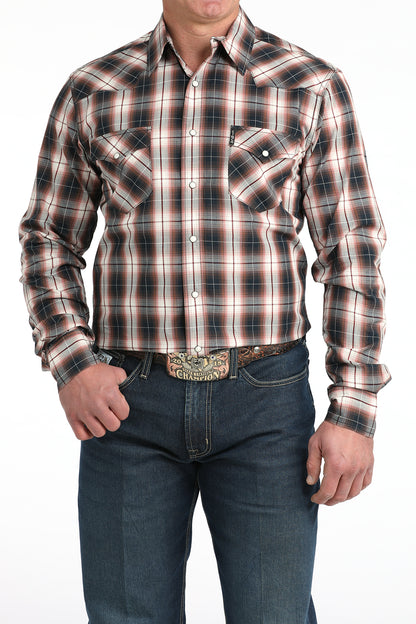 Winter Plaid Modern Fit Men's Shirt by Cinch®
