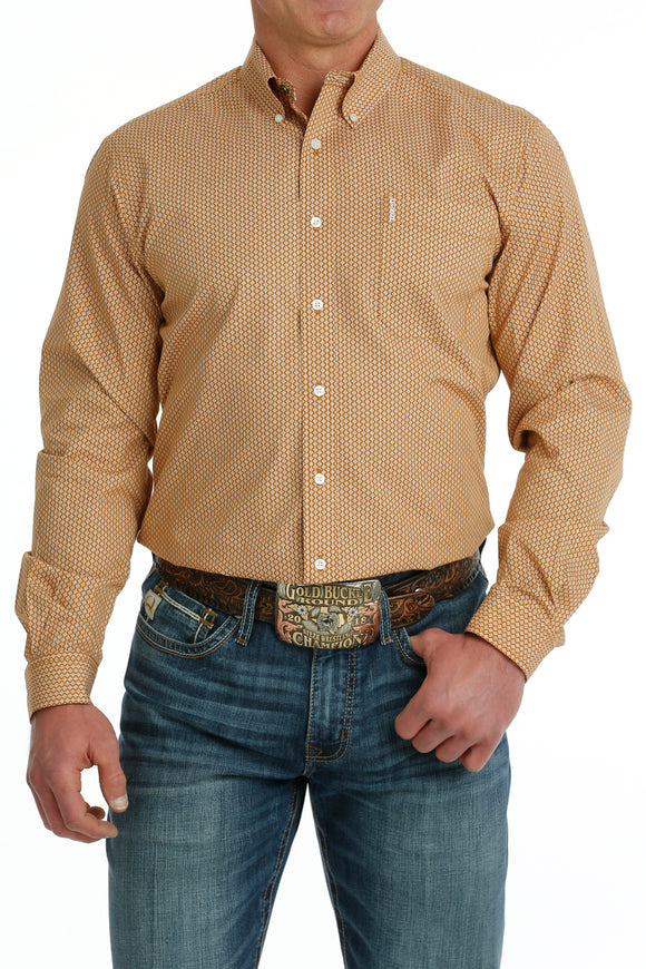 Brunt Yellow Modern Fit Men's Shirt by Cinch®