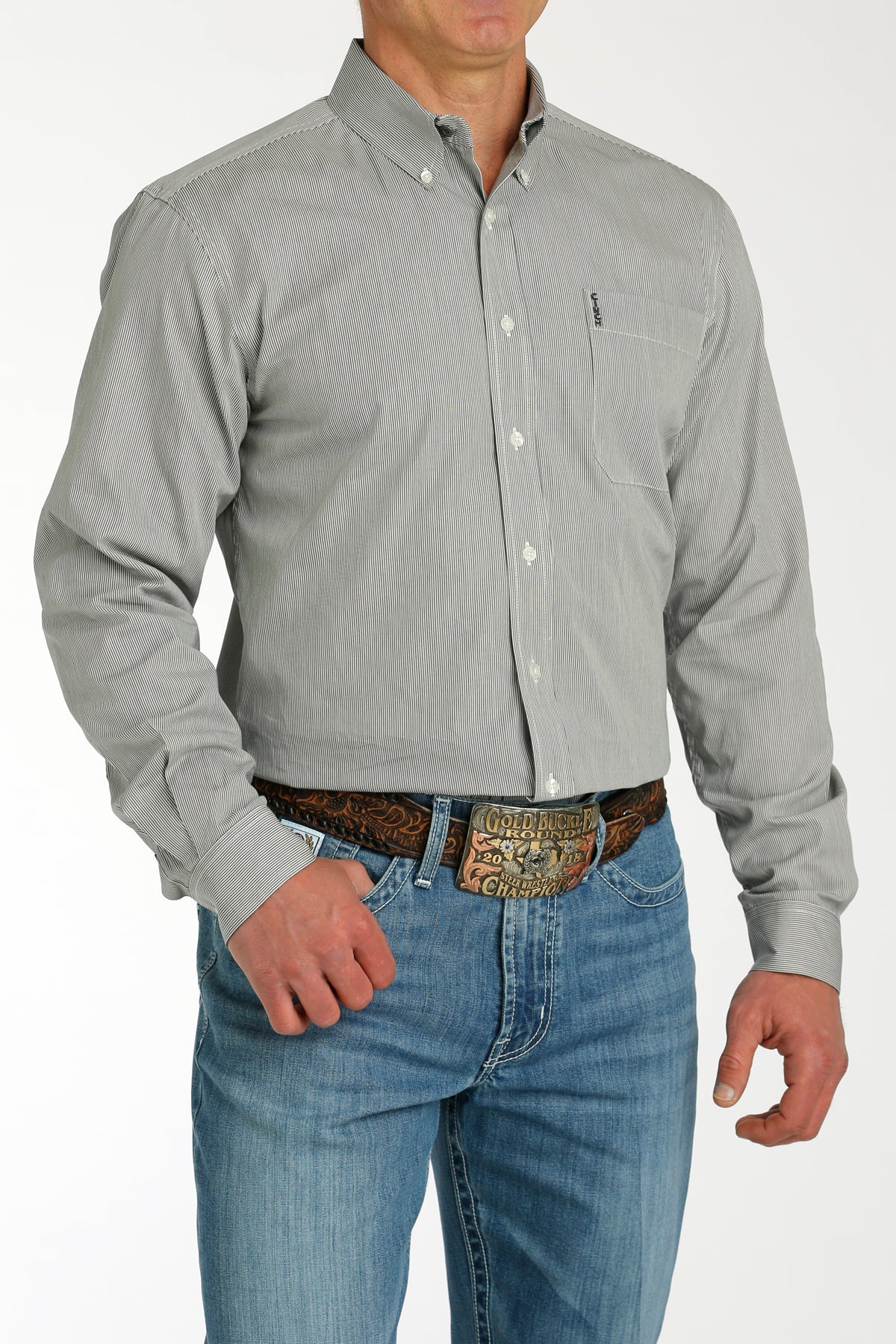 Striped Modern Fit Men's Shirt by Cinch®