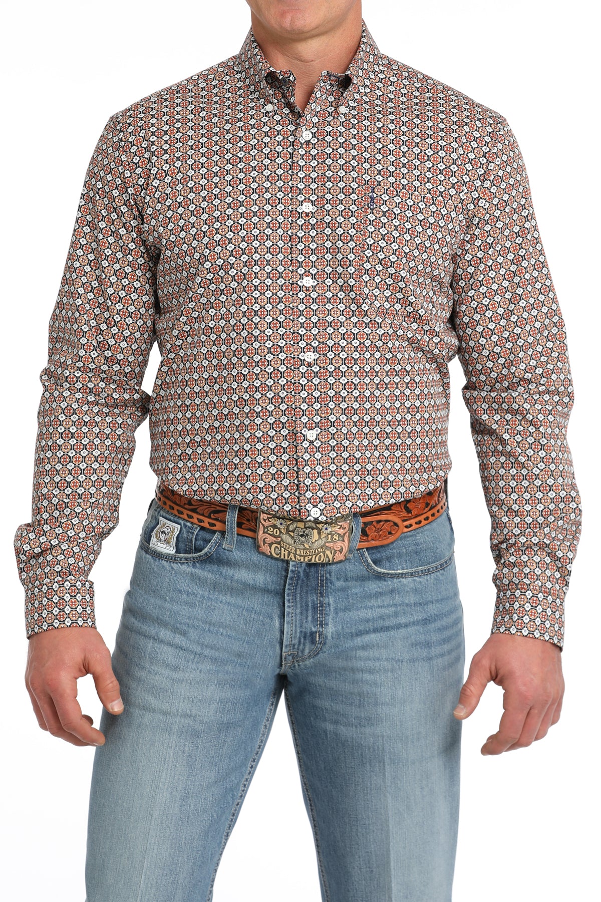 Southwest Geoprint Modern Fit Men's Shirt by Cinch®