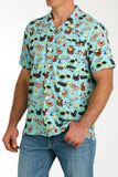 'Pool Party' Aloha Short Sleeve Men's Shirt by Cinch®