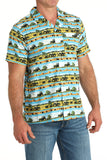 *Match Boy's* 'Just Baling' Aloha Short Sleeve Men's Shirt by Cinch®