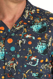 'Cowboy Moon Landing' Aloha Short Sleeve Men's Shirt by Cinch®