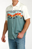 Desert Bronc 'Classic Cowboy Collection' Short Sleeve Men's Shirt by Cinch®