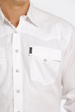 White Western Classic Fit Men's Shirt by Cinch®