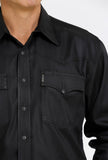 Black Western Classic Fit Men's Shirt by Cinch®