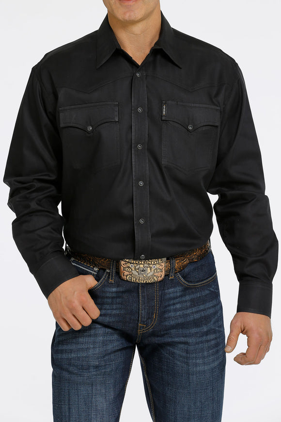 Black Western Classic Fit Men's Shirt by Cinch®