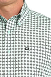 ArenaFlex™ Light Blue Short Sleeve Men's Shirt by Cinch®