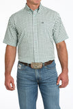 ArenaFlex™ Light Blue Short Sleeve Men's Shirt by Cinch®