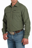 ArenaFlex™ Olive Men's Shirt by Cinch®