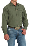ArenaFlex™ Olive Men's Shirt by Cinch®