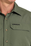 ArenaFlex™ Olive Men's Shirt by Cinch®