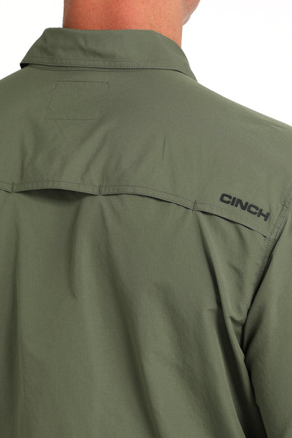 ArenaFlex™ Olive Men's Shirt by Cinch®
