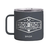 'Iron Sharpens Iron' 14 oz Travel Mug by Kerusso®